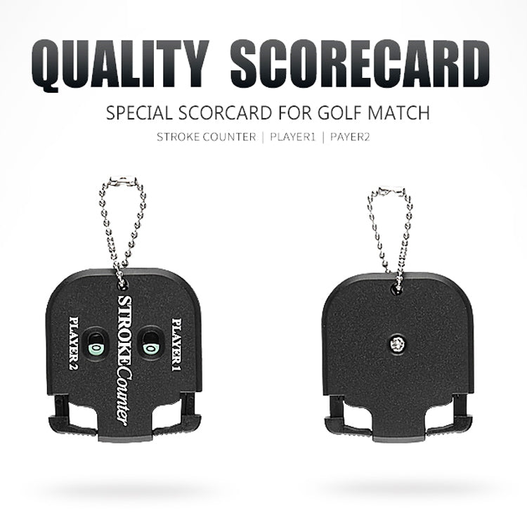 PGM Square Golf Scoring Device Double Dial Counting Device