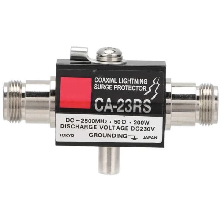 CA-23RS 400W 2500MHz Lighting Arrestor N Male Plug to N Female Coaxial Lightning Surge Protector Reluova