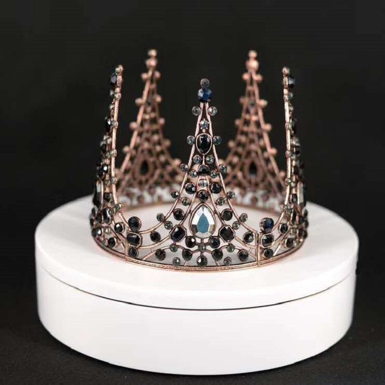 Retro Alloy Queen Crown Birthday Cake Baking Decoration