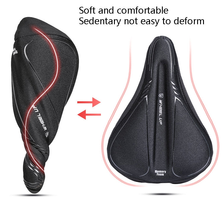 Wheel Up Bicycle Silicone Cushion Cover Mountain Bike Thickening GEL Saddle Cover Riding Equipment Reluova