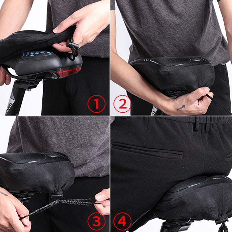 Wheel Up Bicycle Silicone Cushion Cover Mountain Bike Thickening GEL Saddle Cover Riding Equipment