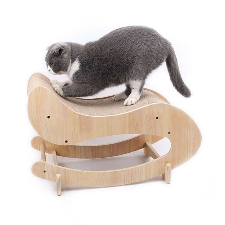 Corrugated Cat Scratching Board Shaker Claw Grinding Toy - Reluova