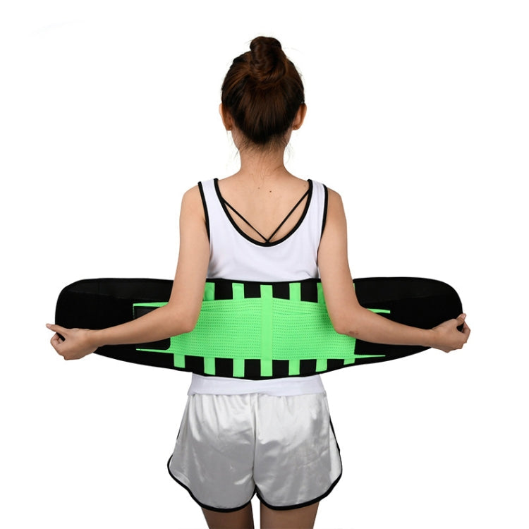 Breathable Mesh Warm Waist Belt Reinforced Steel Plate Support Sports Waist Belt