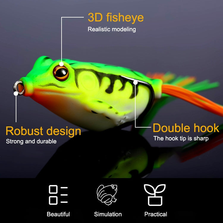 Bionic Thunder Frog Lure Bait Simulation Fishing Bait, Series 2