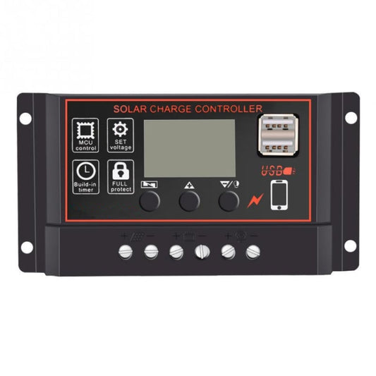 12V24V Simple Solar Controller Light Time Control Solar Charge And Discharge Controller With USB