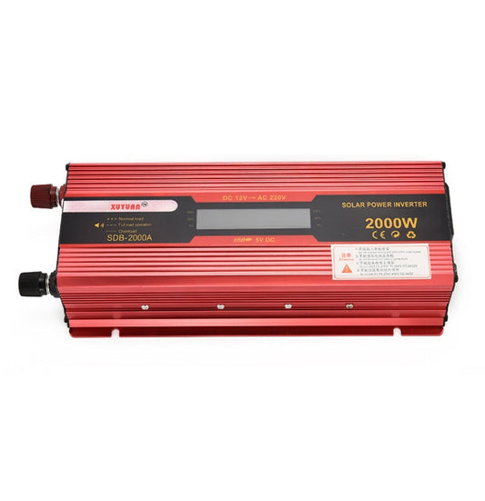 XUYUAN 2000W Car Battery Inverter with LCD Display