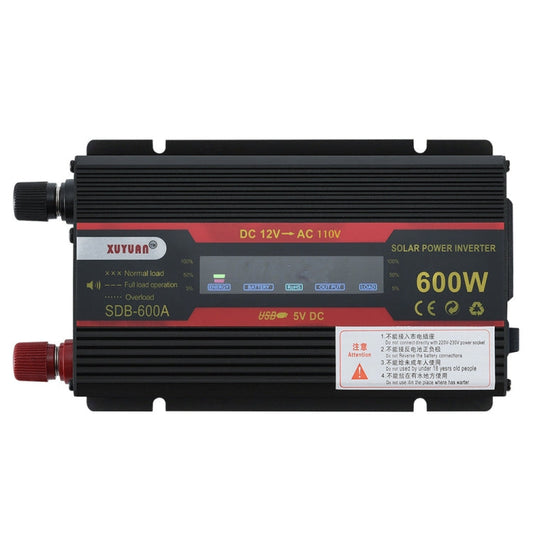 XUYUAN 600W Car Inverter LCD Display Converter