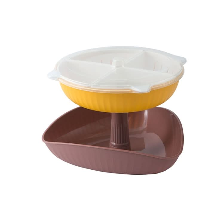 Vegetable Washing Draining Basket Split-Grid Rotating Multi-Layer Hot Pot Platter - Reluova