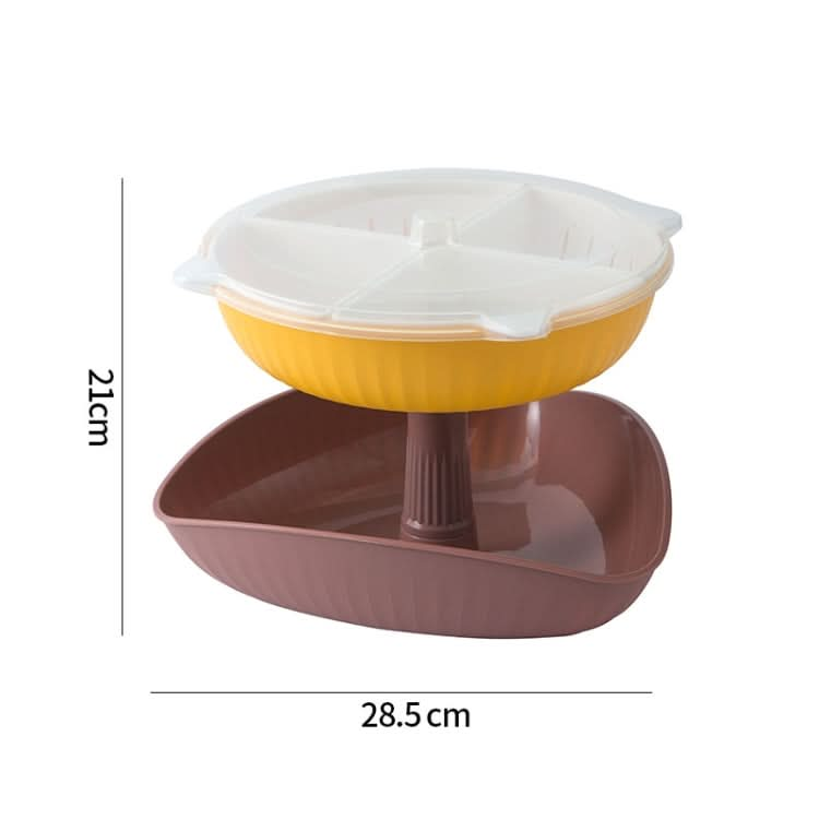 Vegetable Washing Draining Basket Split-Grid Rotating Multi-Layer Hot Pot Platter - Reluova