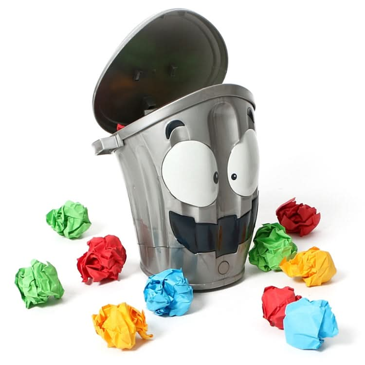 Electric Crazy Trash Can Indoor Competitive Shooting Game Decompression Trash Can Toy Reluova