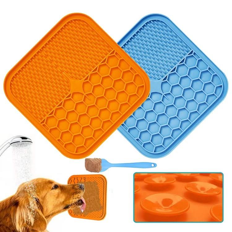 A012 Silicone Pet Sucker Licking Pad Anti-Choking Slow Food Bowl-Reluova