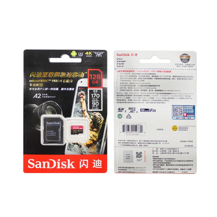 SanDisk U3 High-Speed Micro SD Card  TF Card Memory Card for GoPro Sports Camera, Drone, Monitoring