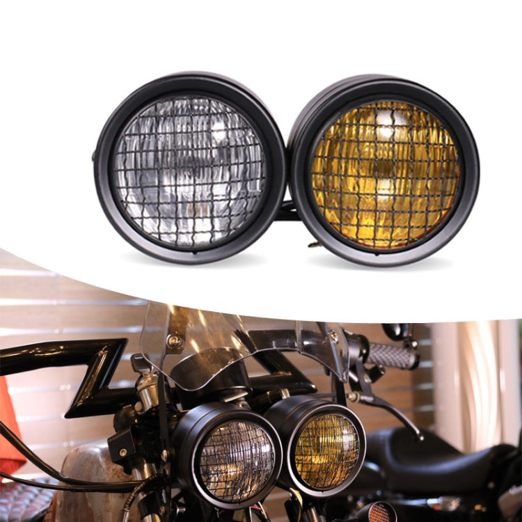 Motorcycle Retro Headlight CG125 Metal Universal Headlight Retro Dual Lamp ÎҵÄÉ̵ê