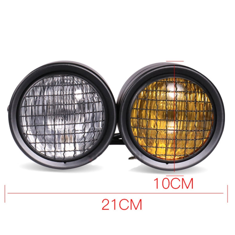 Motorcycle Retro Headlight CG125 Metal Universal Headlight Retro Dual Lamp ÎҵÄÉ̵ê