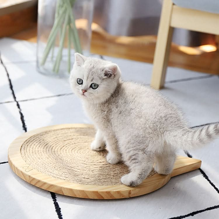 Handmade Sisal Solid Wood Durable Cat Grinding Claw Board Toy - Reluova