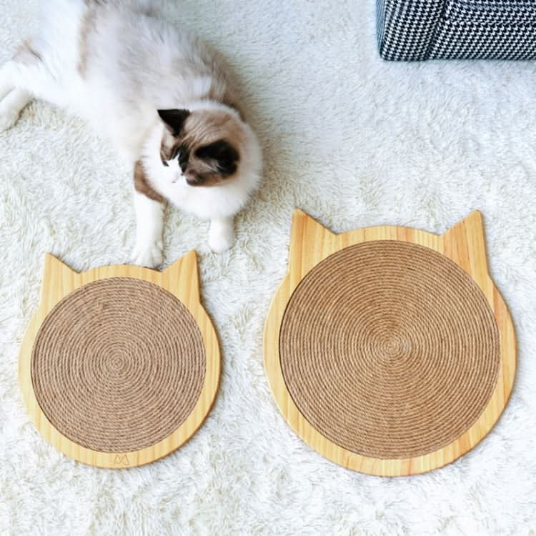 Handmade Sisal Solid Wood Durable Cat Grinding Claw Board Toy - Reluova