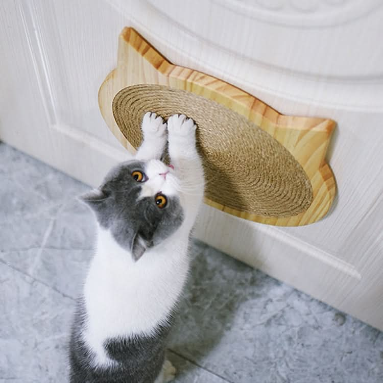 Handmade Sisal Solid Wood Durable Cat Grinding Claw Board Toy - Reluova