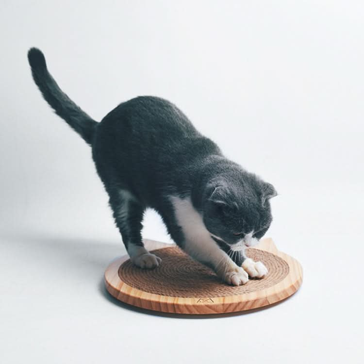 Handmade Sisal Solid Wood Durable Cat Grinding Claw Board Toy - Reluova