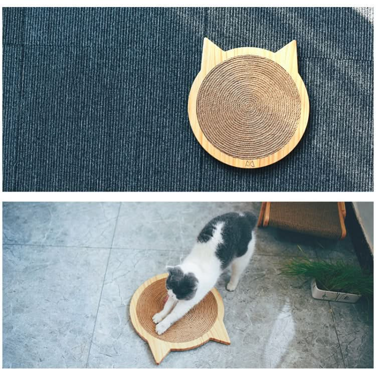 Handmade Sisal Solid Wood Durable Cat Grinding Claw Board Toy - Reluova