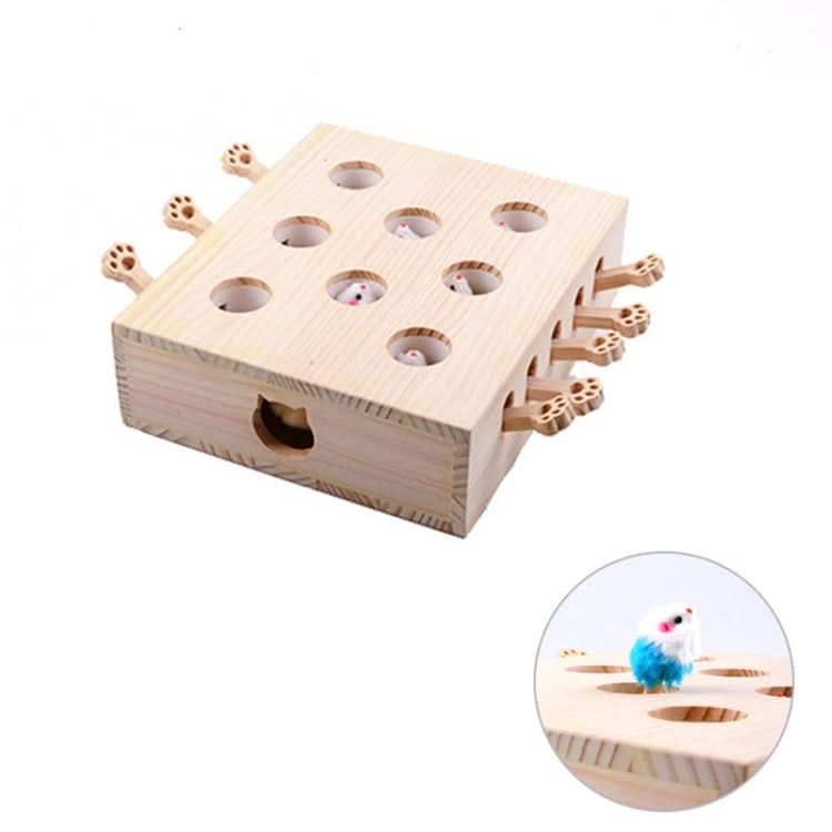 Hamster And Cat Toys Solid Wood Cat Supplies - Reluova