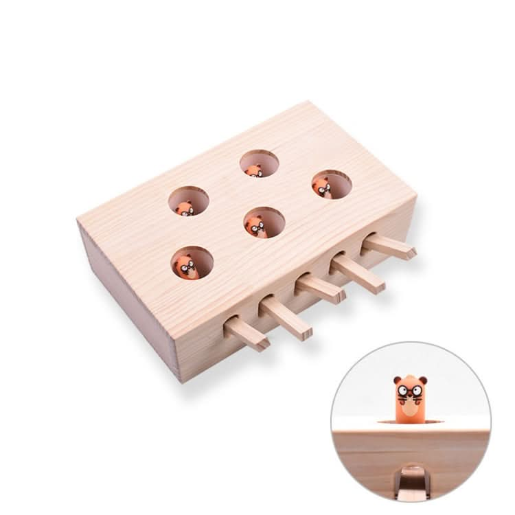 Hamster And Cat Toys Solid Wood Cat Supplies - Reluova