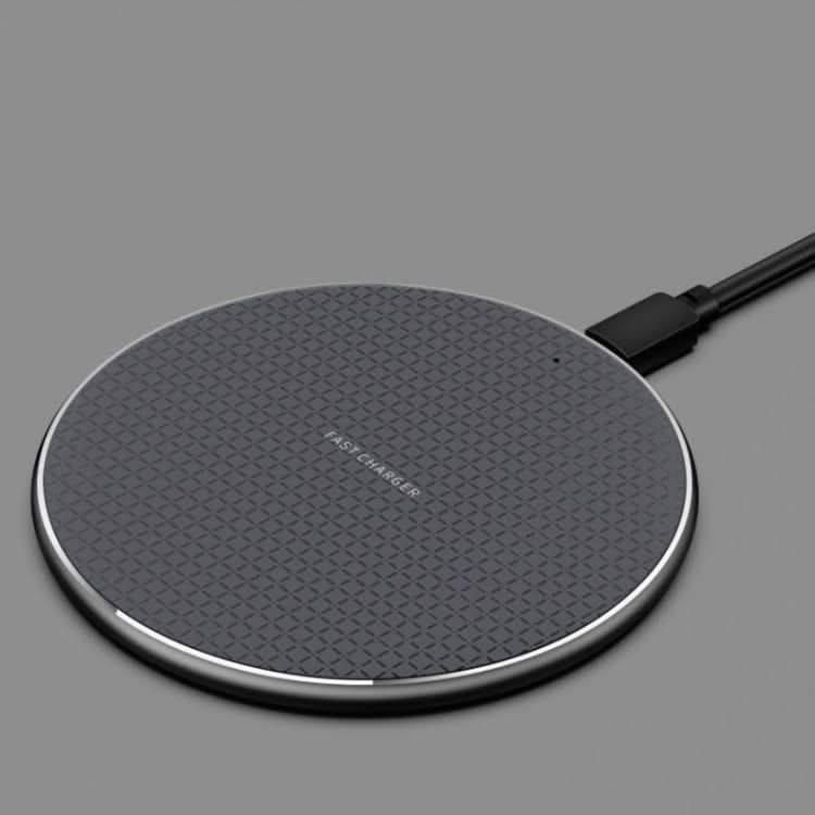 K8 10W Universal Aluminum Alloy Mobile Phone Wireless Charger