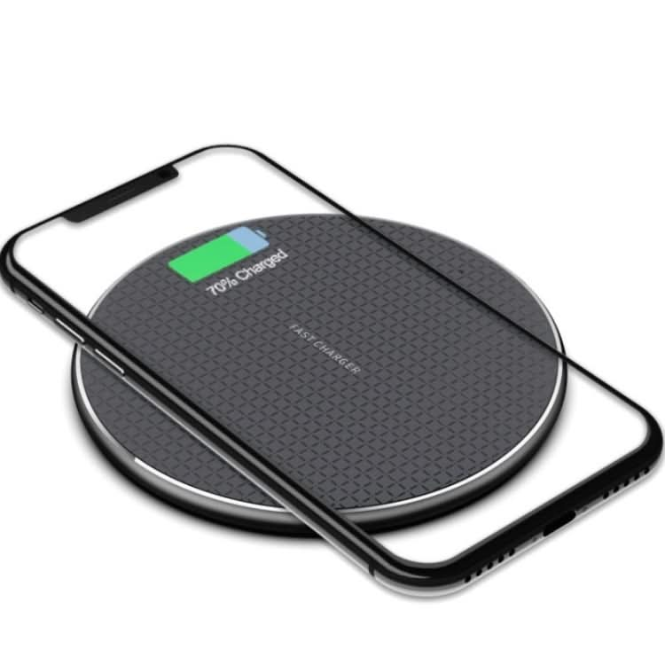 K8 10W Universal Aluminum Alloy Mobile Phone Wireless Charger