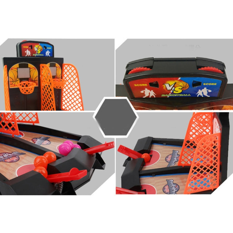 2 PCS Double Battle Basketball Toys Children Finger Catapult Basketball Court Desktop Shooting Parent-Child Game-Reluova