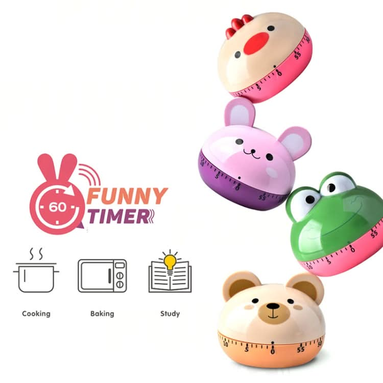 Kitchen Mechanical Timer Cartoon 60 Minutes Timer Baking Cooking Reminder - Reluova