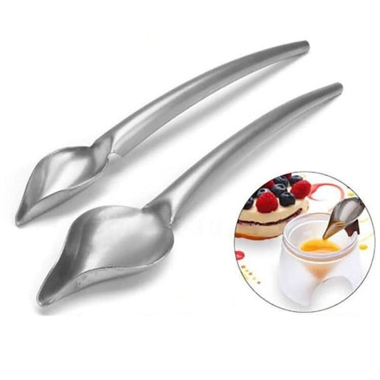 2 in 1 DIY Stainless Steel Chocolate Spoon Decorating Filter Spoon Set-Reluova