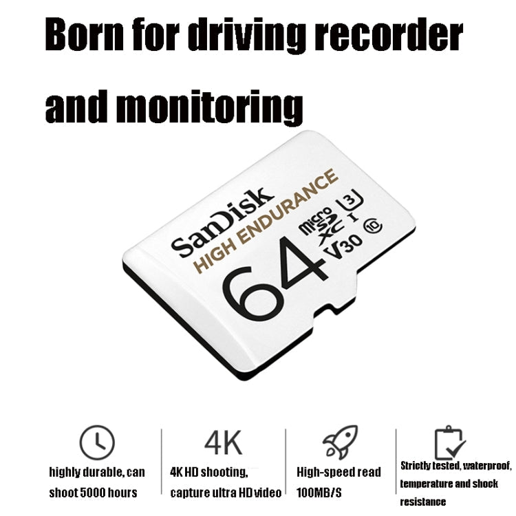 SanDisk U3 Driving Recorder Monitors High-Speed SD Card Mobile Phone TF Card Memory Card My Store