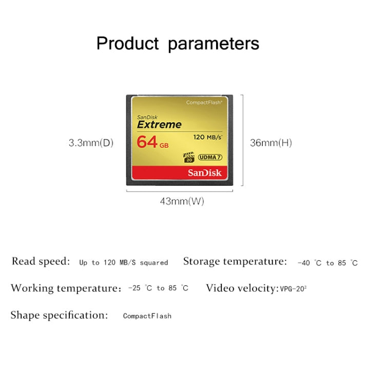 SanDisk CFXPS-1067X High Speed CF Card Camera SLR Camera Memory Card My Store