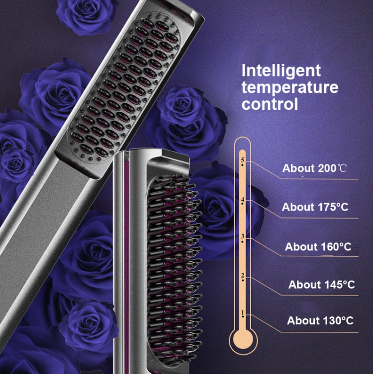 10-speed Adjustable Multifunctional Hair Straightening Curler Wet And Dry Electric Splint Straightening Comb