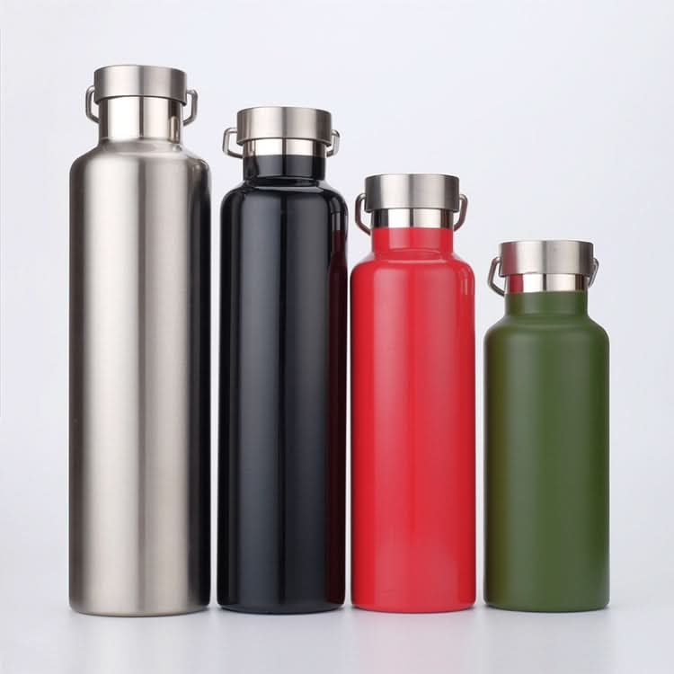 304 Vacuum Stainless Steel Vacuum Flask Double-Layer Large-Capacity Outdoor Water Bottle Mountaineering Sports Bottle-Reluova