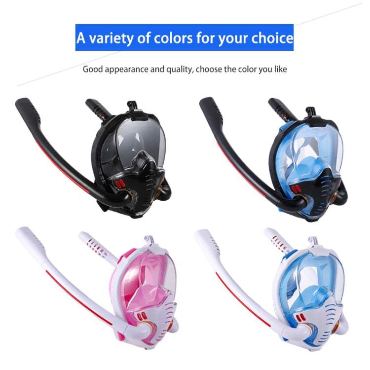 Snorkeling Mask Double Tube Silicone Full Dry Diving Mask Adult Swimming Mask Diving Goggles My Store