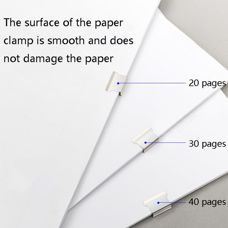 Deli Office Stationery Supplementary Clip Push Clipper, Specification: 8591 My Store