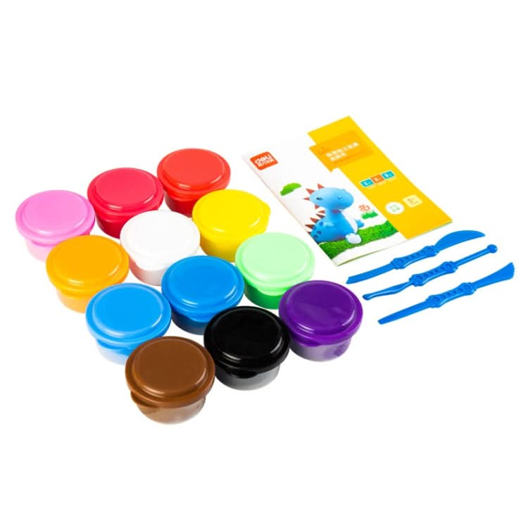 Deli Super Light Clay Tool Set Children Toy Mud Light Clay Reluova