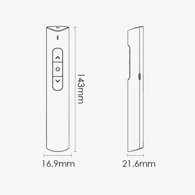 Deli 2.4G Flip Pen Business Presentation Remote Control Pen My Store