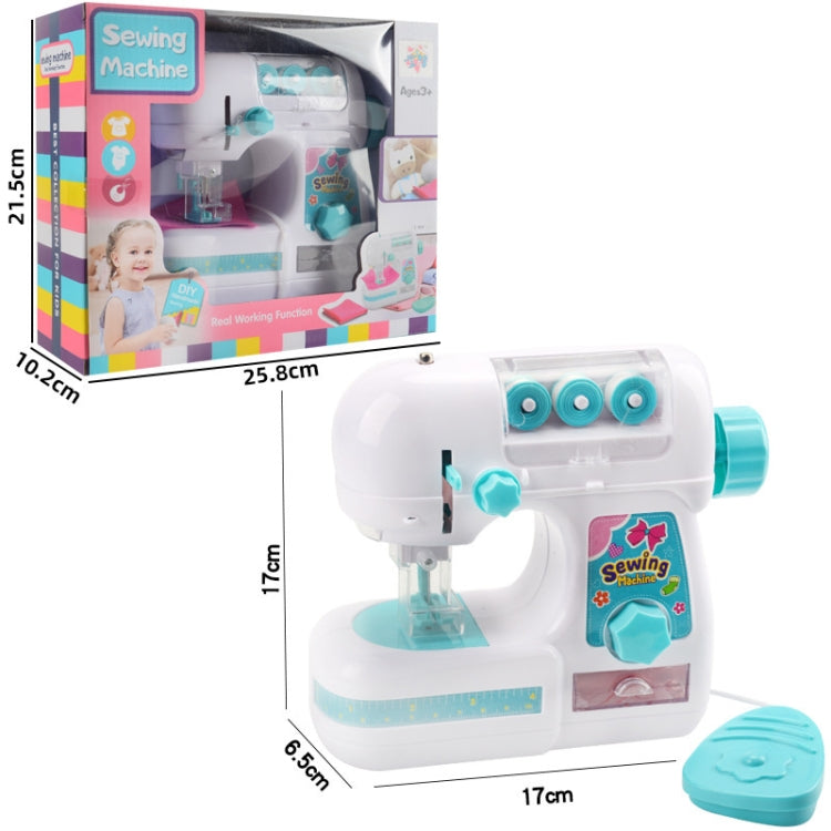 Girls Electric Sewing Machine Small Home Appliances Toys Children Play House Toy