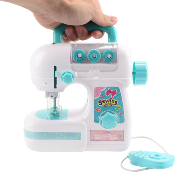 Girls Electric Sewing Machine Small Home Appliances Toys Children Play House Toy Reluova