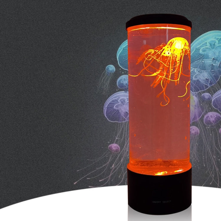 Cylindrical LED Simulation Jellyfish Light USB Powered Colorful Jellyfish Atmosphere Light My Store