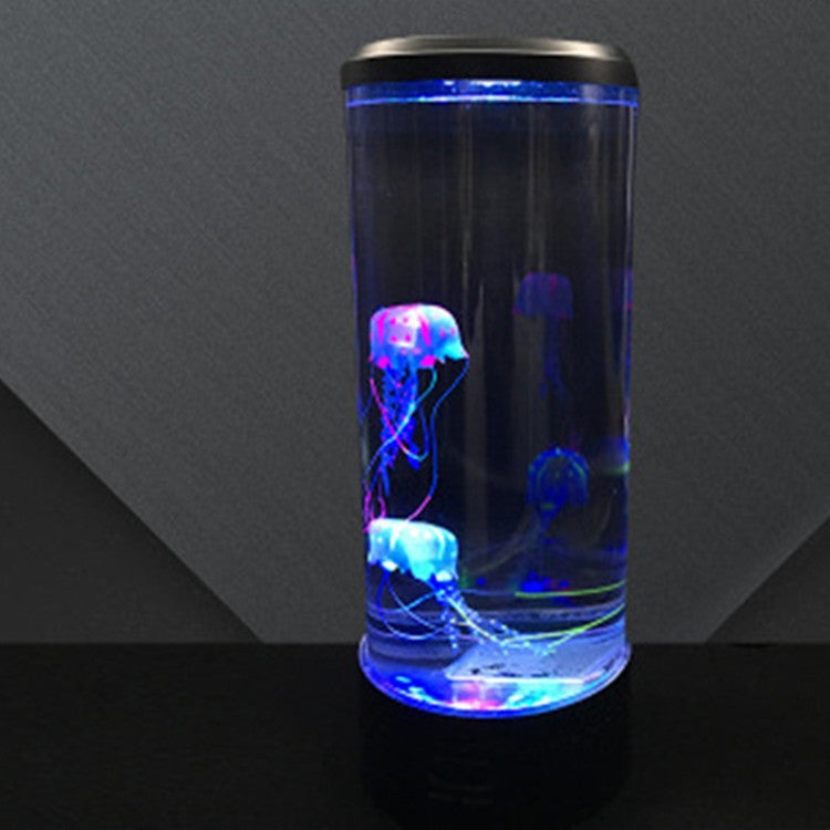 Cylindrical LED Simulation Jellyfish Light USB Powered Colorful Jellyfish Atmosphere Light My Store