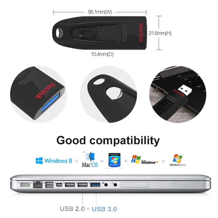 SanDisk CZ48 USB 3.0 High Speed Business Encrypted U Disk My Store