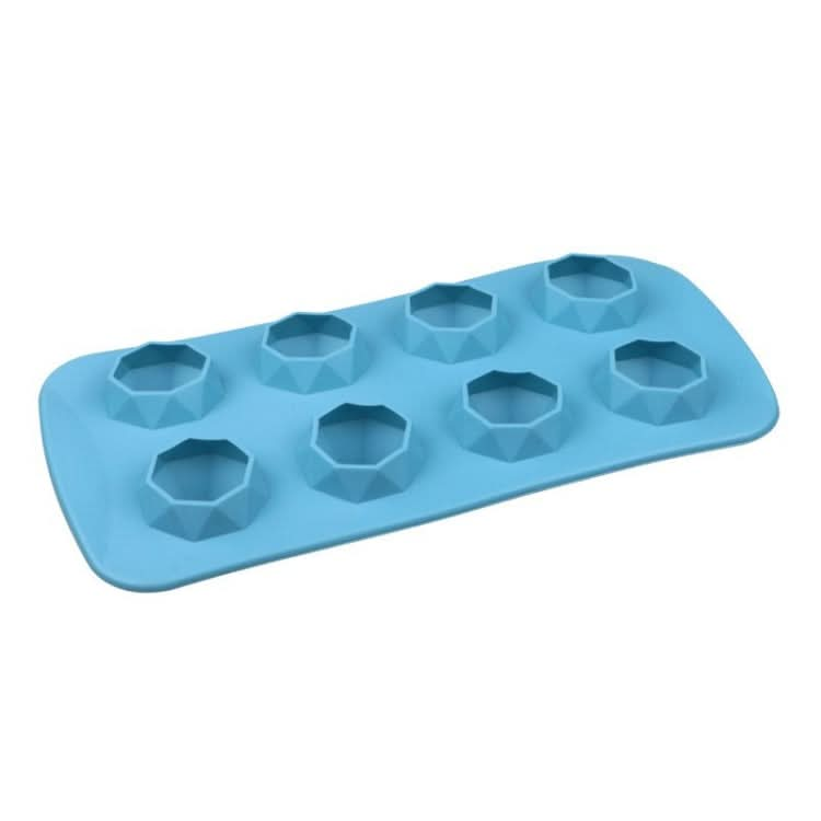 2 PCS Creative Silicone Ice Tray Mold 8 Continuous Mould Home-Made DIY Ice Tray Box, Style:-Reluova