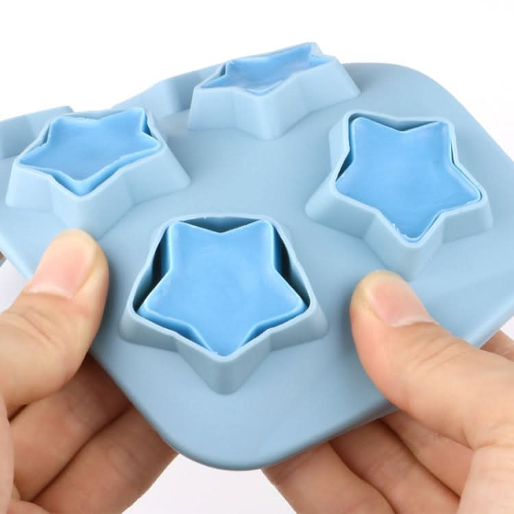 2 PCS Creative Silicone Ice Tray Mold 8 Continuous Mould Home-Made DIY Ice Tray Box, Style:-Reluova