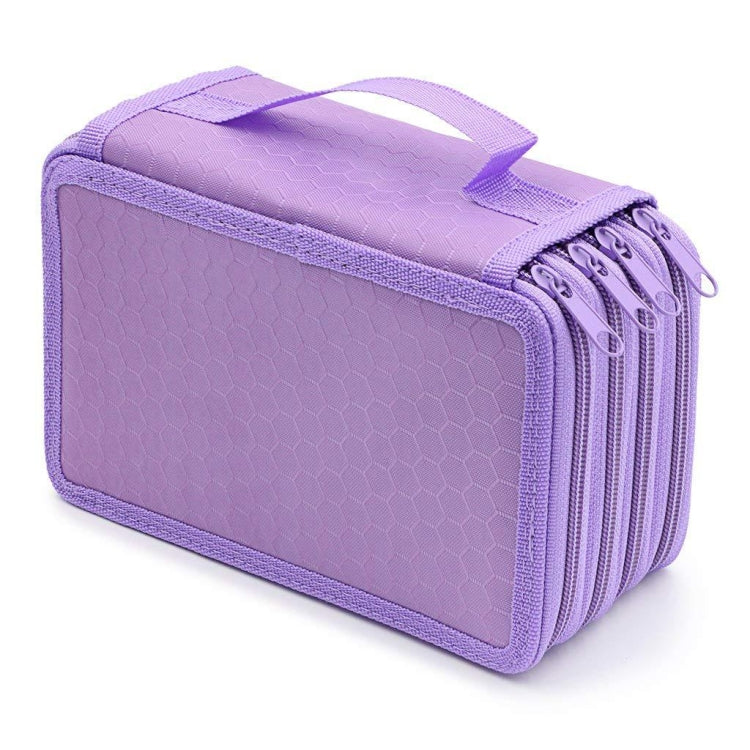 Solid Color Square Four-Layer Pencil Case Sketch Colorful Pencil Case With 72 Holes My Store