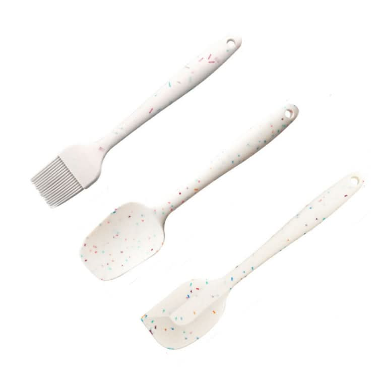 3 in 1 Kitchen Pancake DIY Baking Tools Set Color Grain Barbecue Brush + Butter Spatula + Spatula Set-Reluova