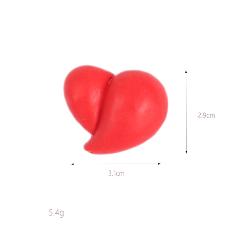 20 PCS Valentine'S Day Soft Clay EVA Love Cake Decoration