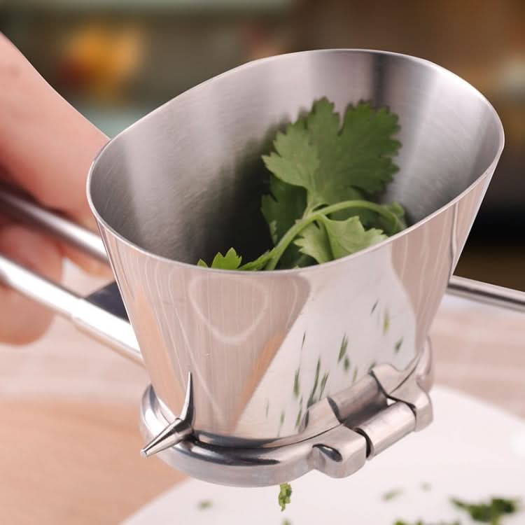 Stainless Steel Multi-Function Vegetable Chopper Herb Chopper Condiment Manual Coriander Chopper - Reluova