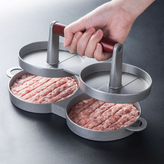 Aluminum Alloy Burger Press Meatloaf Press Mold - Reluova